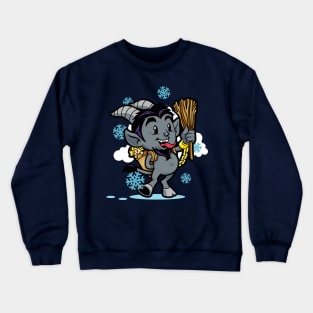 Merry Krampus Crewneck Sweatshirt